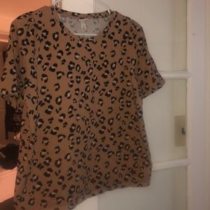 A New Day short sleeve leopard shirt size XL